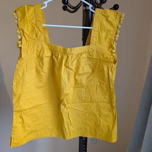 J. Crew square neck blouse